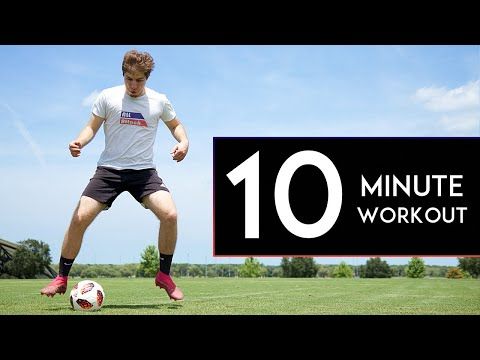 Get Faster Feet in 10 MINUTES! 10 Min Footwork Workout - YouTube | Soccer workouts, Workout, Soccer coaching drills