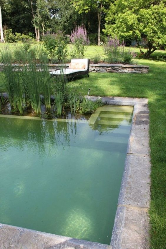 HappyWishfull | Swimming pool designs, Pool landscaping, Natural swimming ponds