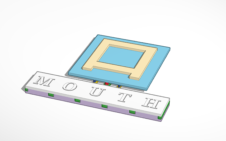 3D design mouth | Tinkercad